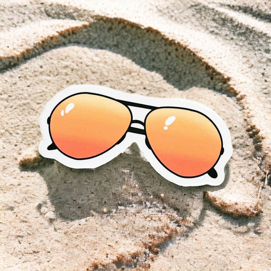 Sunset Sunglasses Sticker