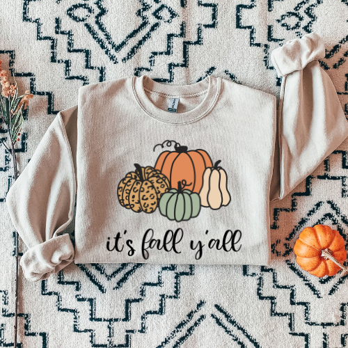 It's Fall Y'all Crewneck Sweatshirt